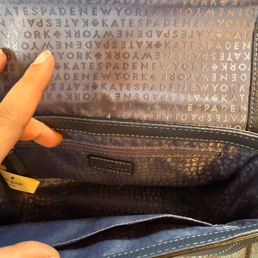 kate spade blue leather crossbody bag - Picture 2 of 6
